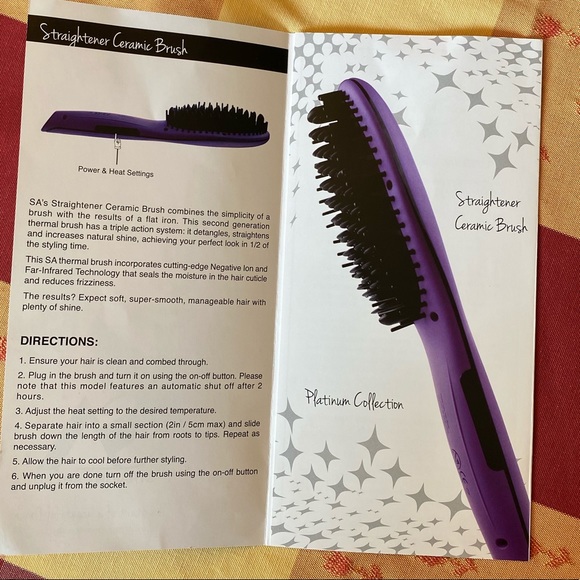 Straightener ceramic brush - Picture 4 of 6
